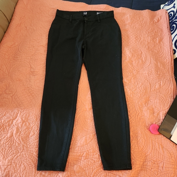 GAP Women's Dark Blue Stretch Skinny Khaki Pants - Picture 1 of 6